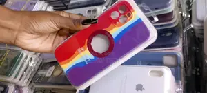 Exvox Back Apple Logo iPhone 11 PRO MAX Rainbow