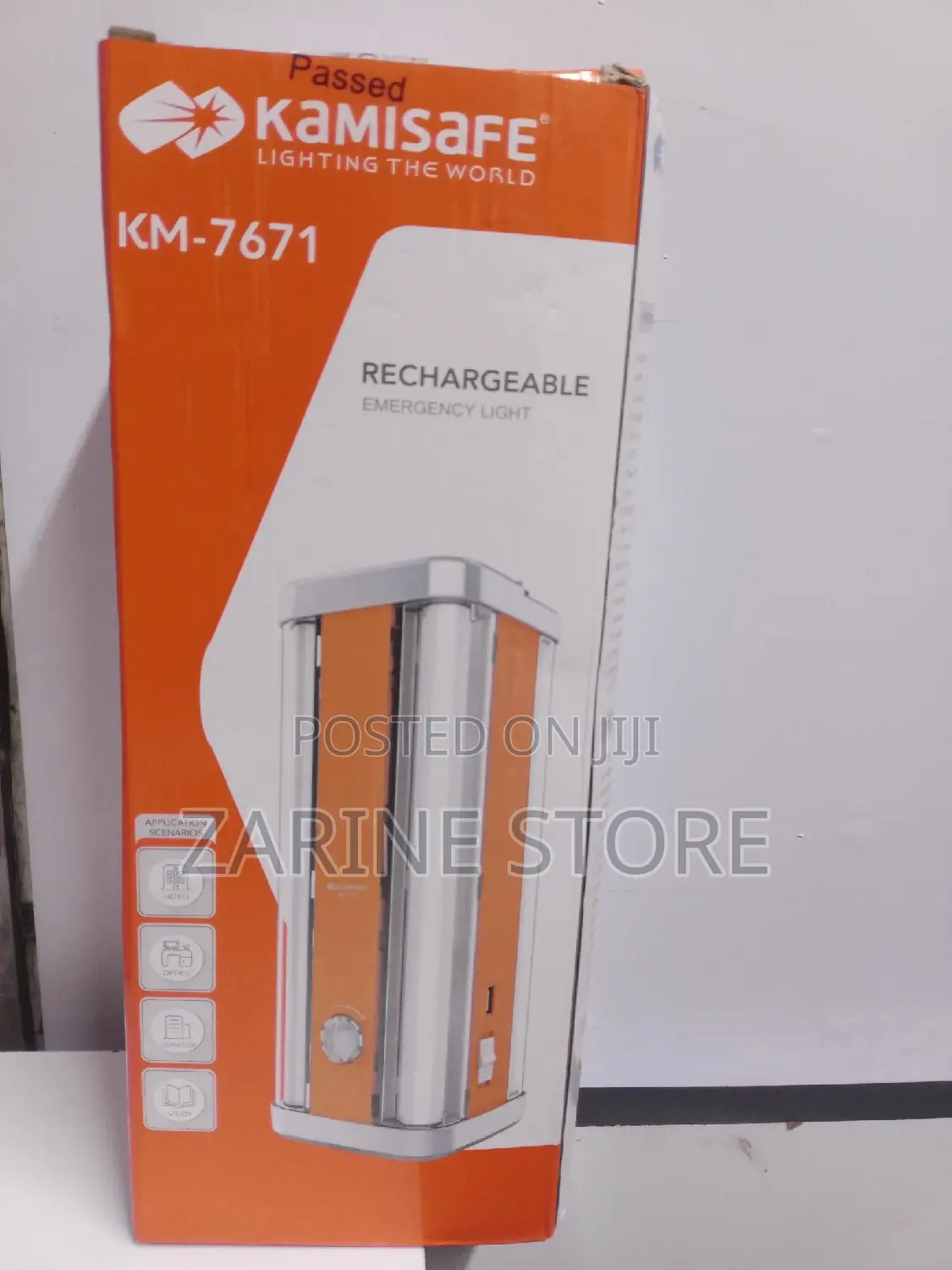 Kamisafe Lighting Km-7671 Emergency Light 4000mah