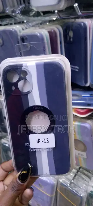 iPhone 13 Pro Max Cover - Black - Rainbow Series Liquid Soft