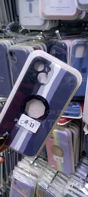 iPhone 13 Pro Max Cover - Black - Rainbow Series Liquid Soft