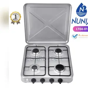 Nunix 4 Burner Table Top Gas Cooker LT04-01