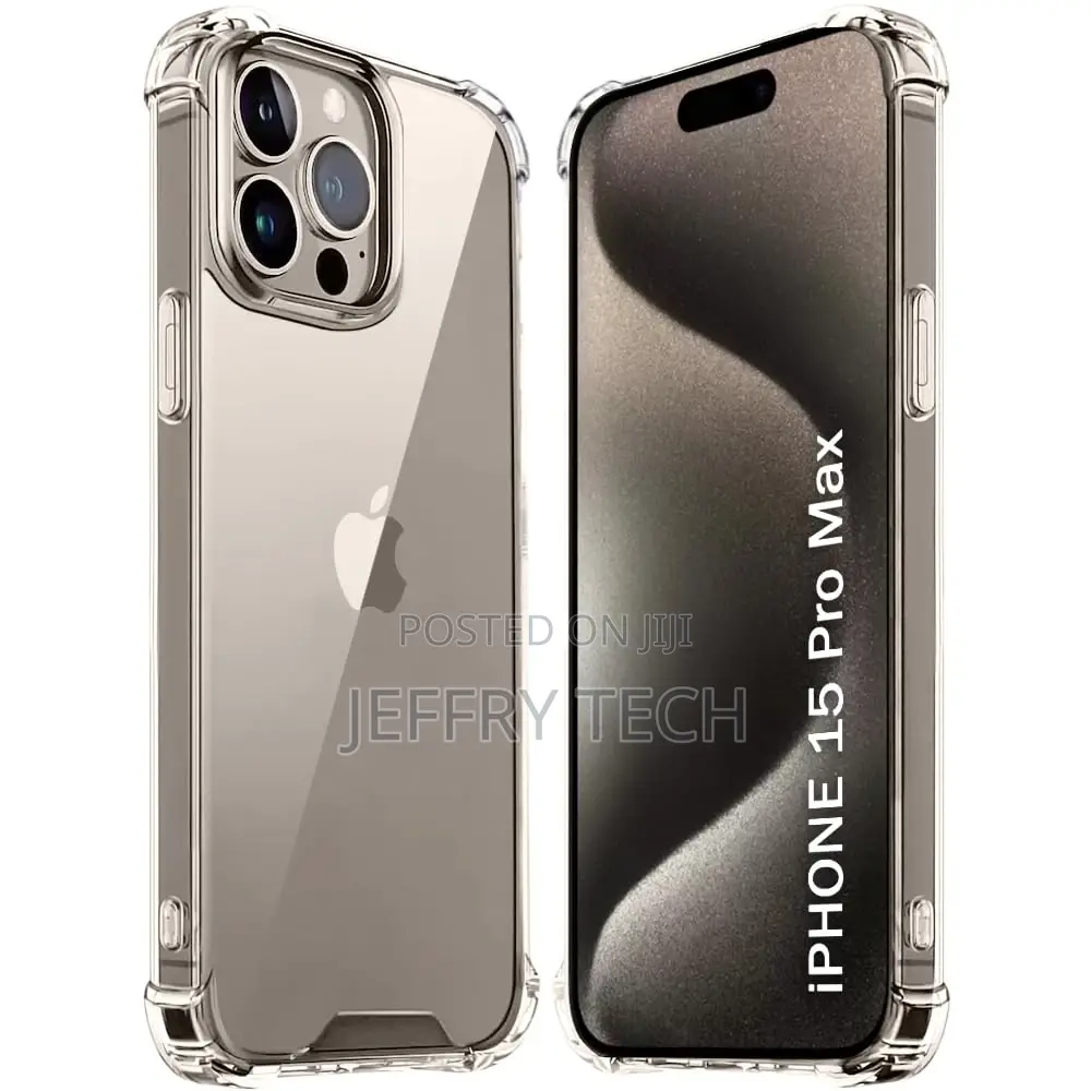 Crystal Clear Back Cover Case for iPhone 15 Pro Max | Camera