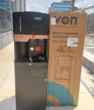 Von Electric Cooling Dispenser - Matte Black