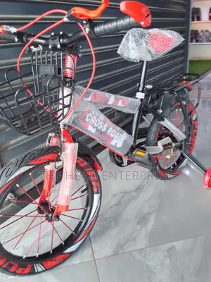 Crossroad Model Kids Bike,Red With Carrier
