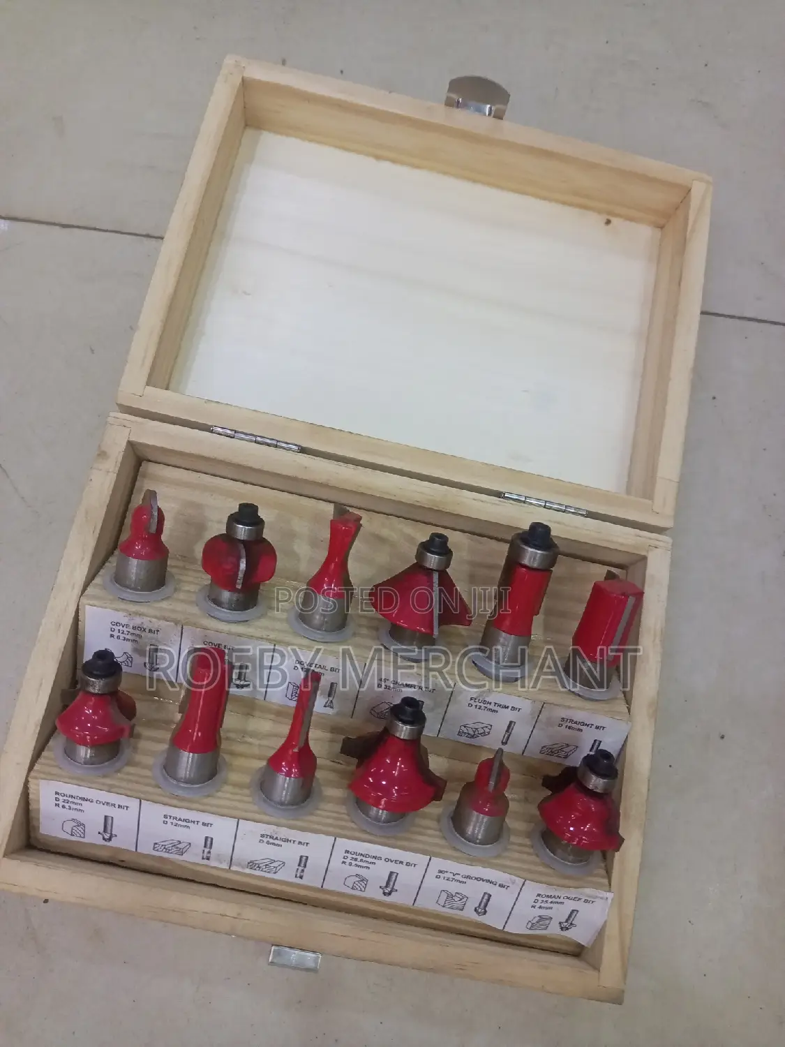 Ideal Router Bits Set 12pcs