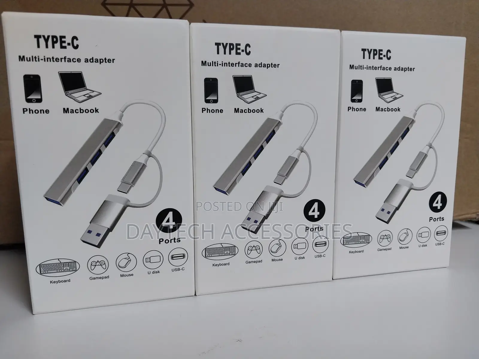 Usb C Hub 4 Ports Mini.