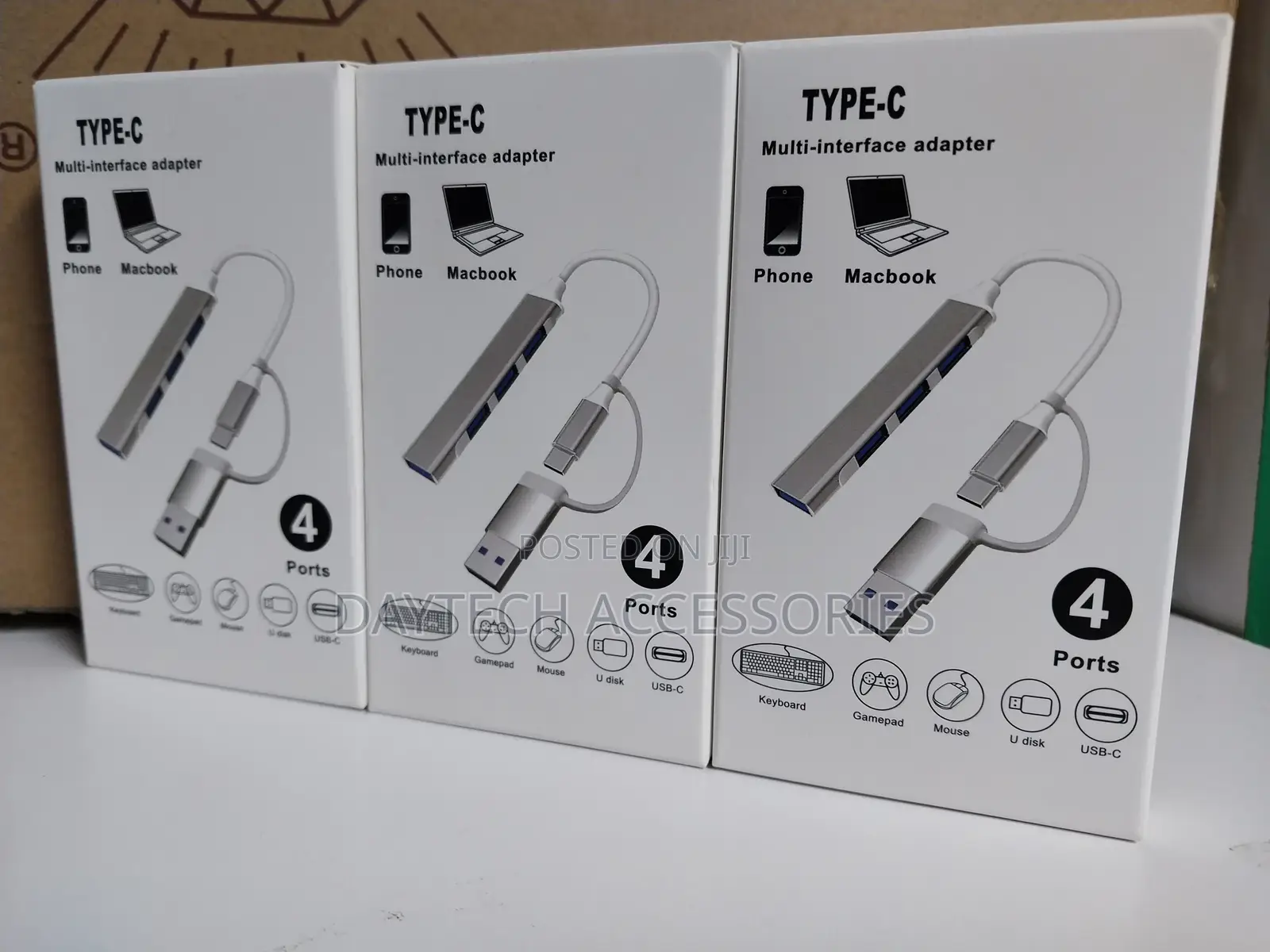 Usb C Hub 4 Ports Mini.