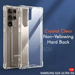 Crystal Clear Back Cover Case for Samsung Galaxy S24 Ultra 5