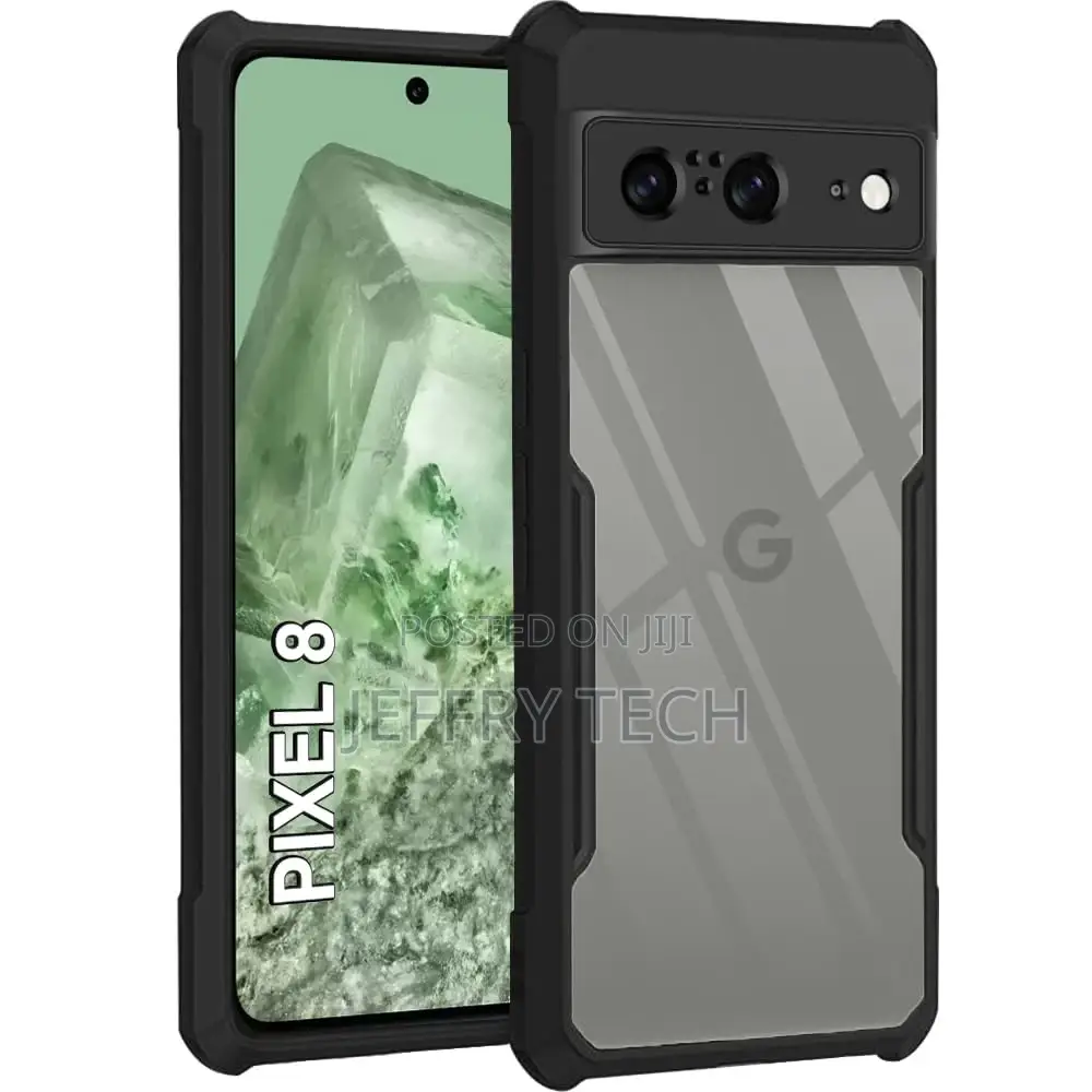 Shockproof Crystal Clear Back Cover Case for Google Pixel 8