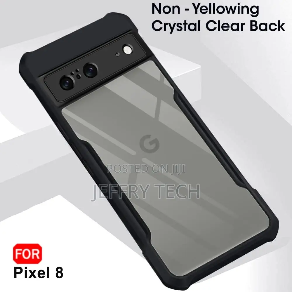 Shockproof Crystal Clear Back Cover Case for Google Pixel 8