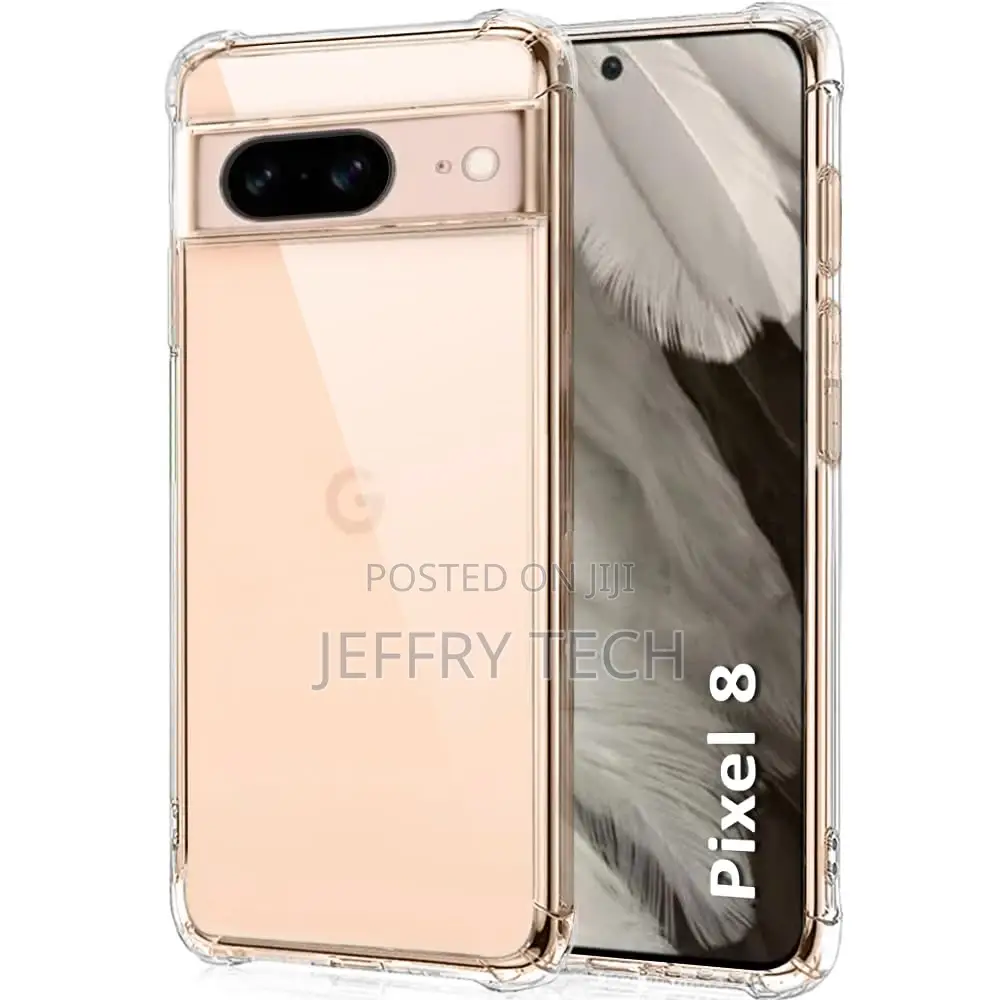 Shockproof Back Cover Case for Google Pixel 8 | Raised Bumps