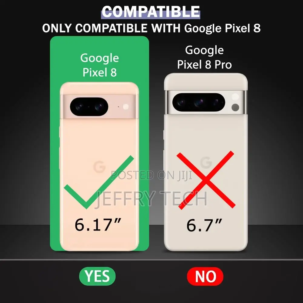 Back Cover Case for Google Pixel 8|Ultra Clear Soft Case|Inb