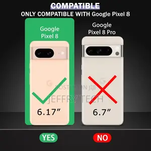 Back Cover Case for Google Pixel 8|Ultra Clear Soft Case|Inb