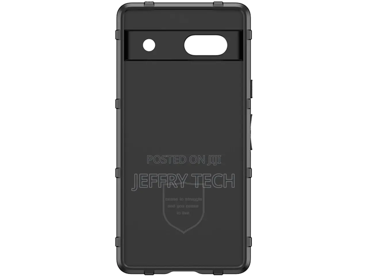 Google Pixel 7a Rugged Shield Anti-Shock Case Black