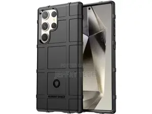 Samsung Galaxy S24 Ultra Rugged Shield Anti-Shock Case Black