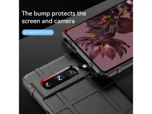 Google Pixel 7 Pro Rugged Shield Anti-Shock Case Black