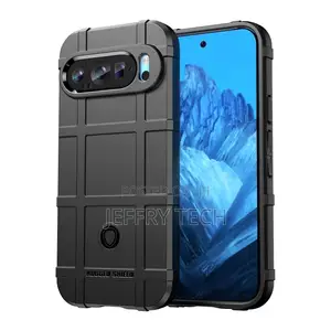 Google Pixel 9 Full Coverage Shockproof TPU Phone Case(Black