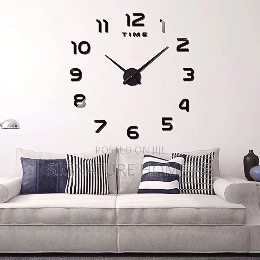3D DIY Aclyric Wall Clock