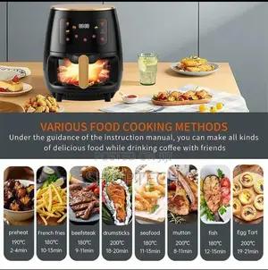 *Glass Oven Dessini Air Fryer 8 Litres*