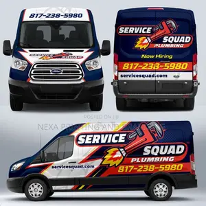 Branding of Plumbing Company Probox/Van/Vehicle