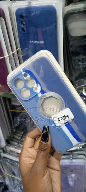 Rainbow Silicone Case With Hole Logo for Apple iPhone 13 Pro