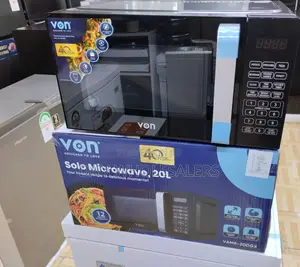 VON Microwave Oven, Solo, 20L, Digital, Black VAMS-20DGX