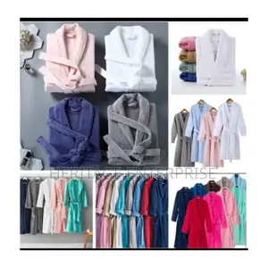 Bathrobe Long Shawl Collar Plush Robe-unisex