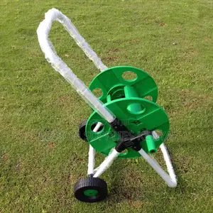 Garden Hose Reel for Hose Pipes Trolley Wt Wheels 45 Metres