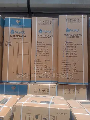 Nunix Bcd-138litres Double Door Fridge. New