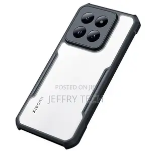 Shockproof Xiaomi 14 Pro Hybrid Cover - Transparent