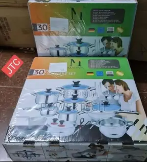 Marwa 30pcs Stainless Cookware Set