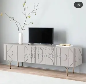 Designer Golden Tv Stand (6FT)