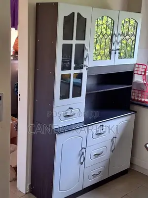 White Spacious Kitchen Cabinet