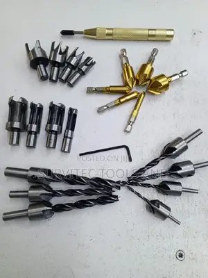 23pc Woodworking Set,Open Hole Drill Bit Set, Wood Cutter Tool Kit.
