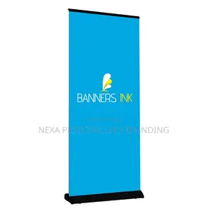 Brand New Pull--up Banners With Broadbase Stands