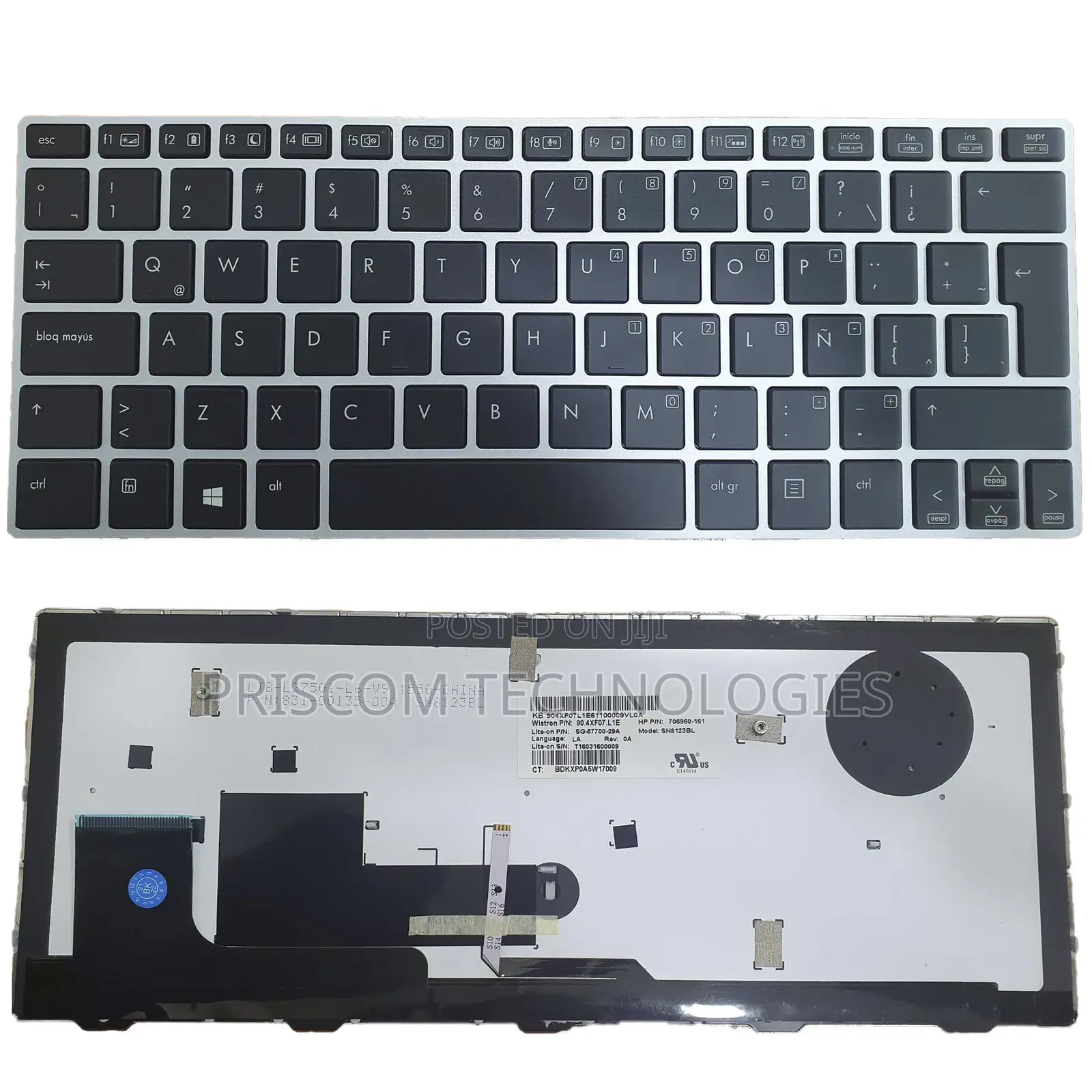 Keyboard For HP Elitebook Revolve 810 G1 810 G2 G3 Backlight