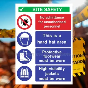 Site Hazards Information Display Signs