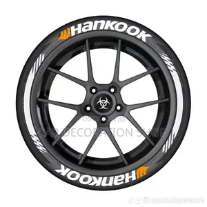 8pc Wheel Stickers Branded Hankook