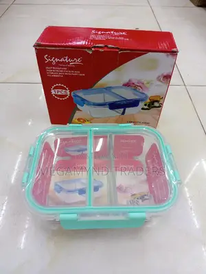 Lunch Box/Partition Lunch Box/Glass Heat Resistant Lunch Box