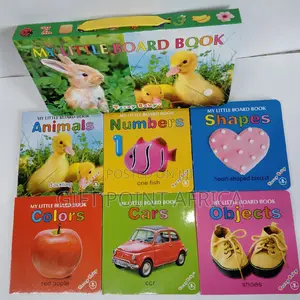 A Set of 6 My Little Board Book for Kids