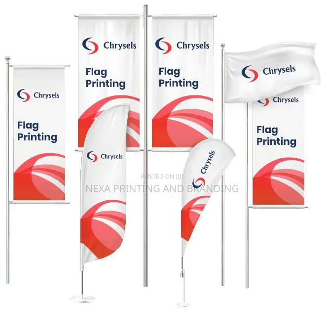 Ground Spike Flag Banners