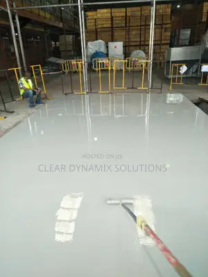 Ash Grey Industrial Epoxy Floor