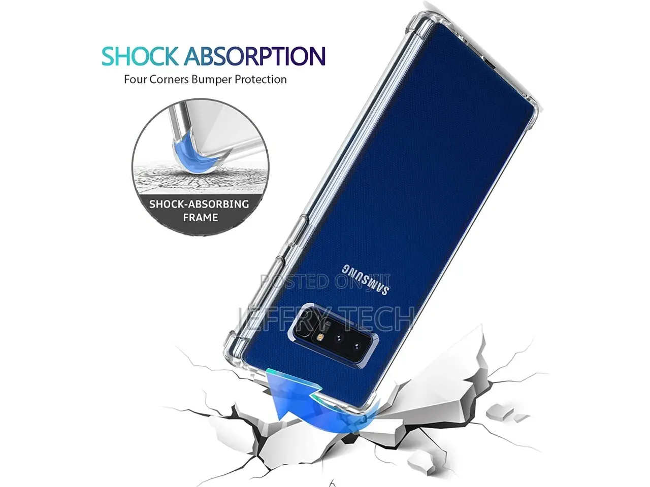 Samsung Galaxy Note8 Case Crystal Clear Case Bumper Transpar