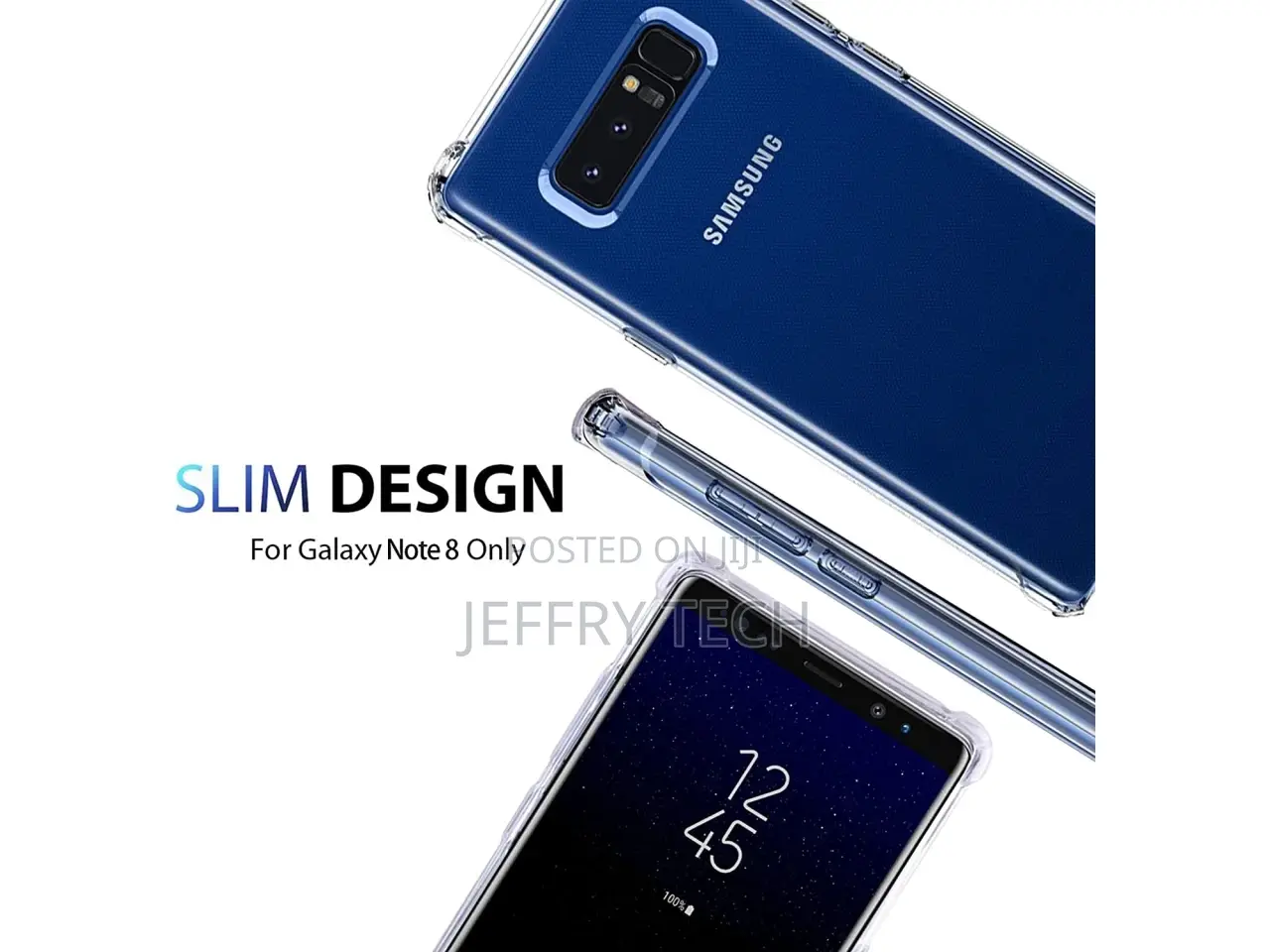 Samsung Galaxy Note8 Case Crystal Clear Case Bumper Transpar
