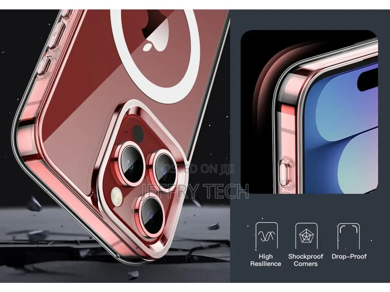 Apple iPhone 15 Pro Case Magsafe Clear Case
