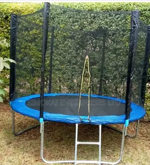 8ft Trampoline With Ladder Safety Enclosure
