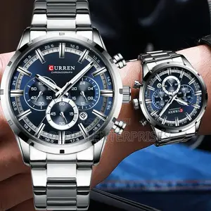 Gents CURREN Stainless Steel Strap #8355 Kes 3600