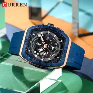 CURREN Chronograph Gents Watch Rubber Strap