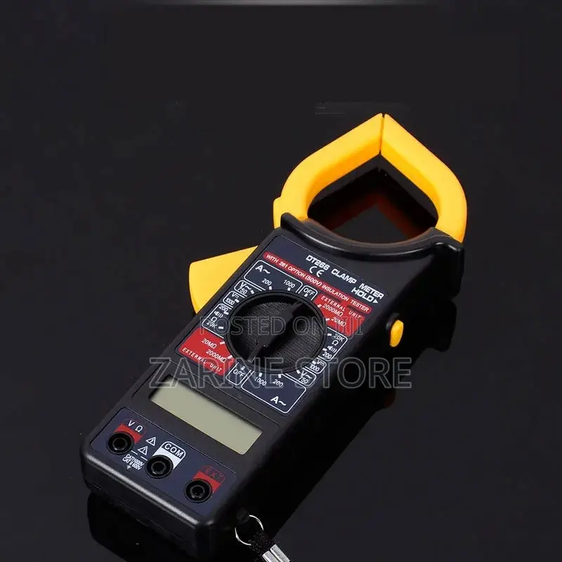 Digital Clamp Meter For Measuring Ac & DC Current Voltage