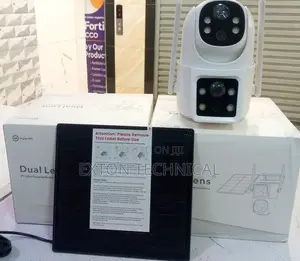 Solar Camera With Sim Slot and Dual Lens Mini Camera